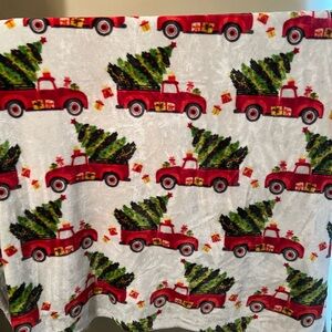 Festive Red Truck Blanket